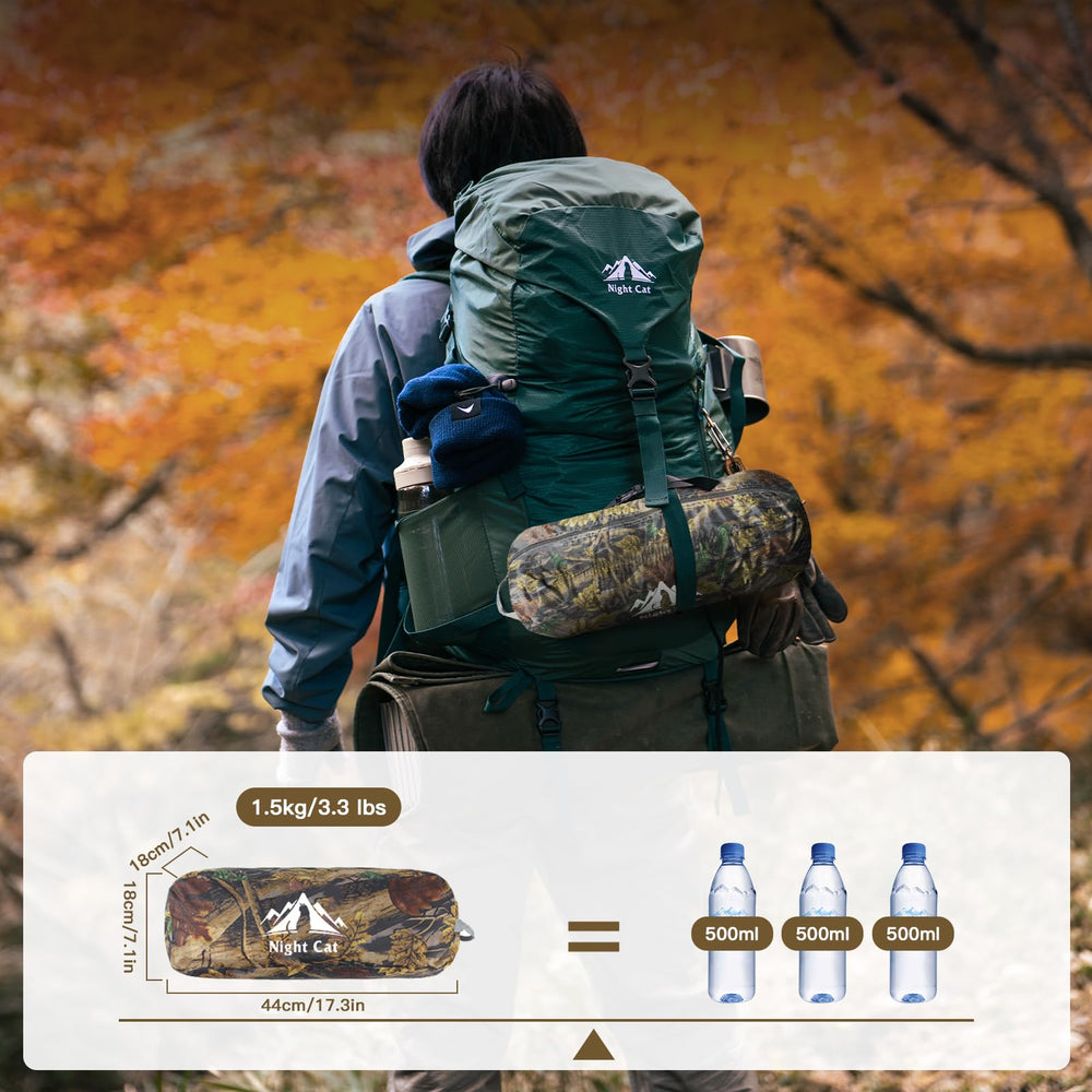 Night Cat 4-in-1 system combines hammock, rain tarp, and bug net.