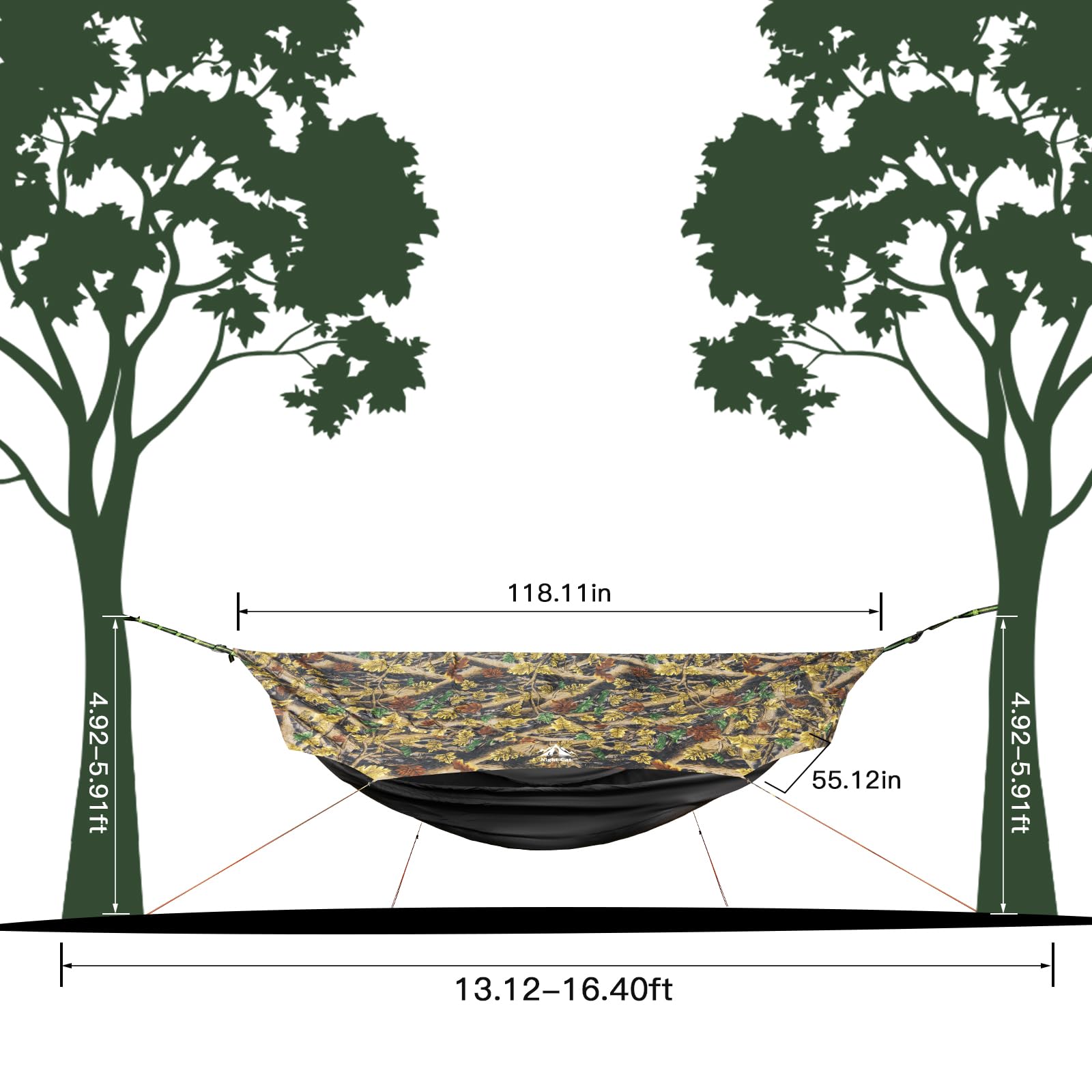 Night Cat quick setup on outdoor trail with lightweight gear.