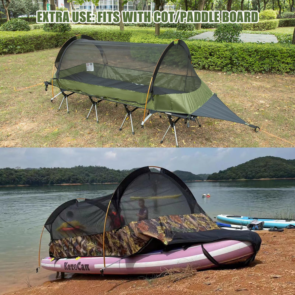 Night Cat hammock tent portability packaging shows compact carry bag and light weight.
