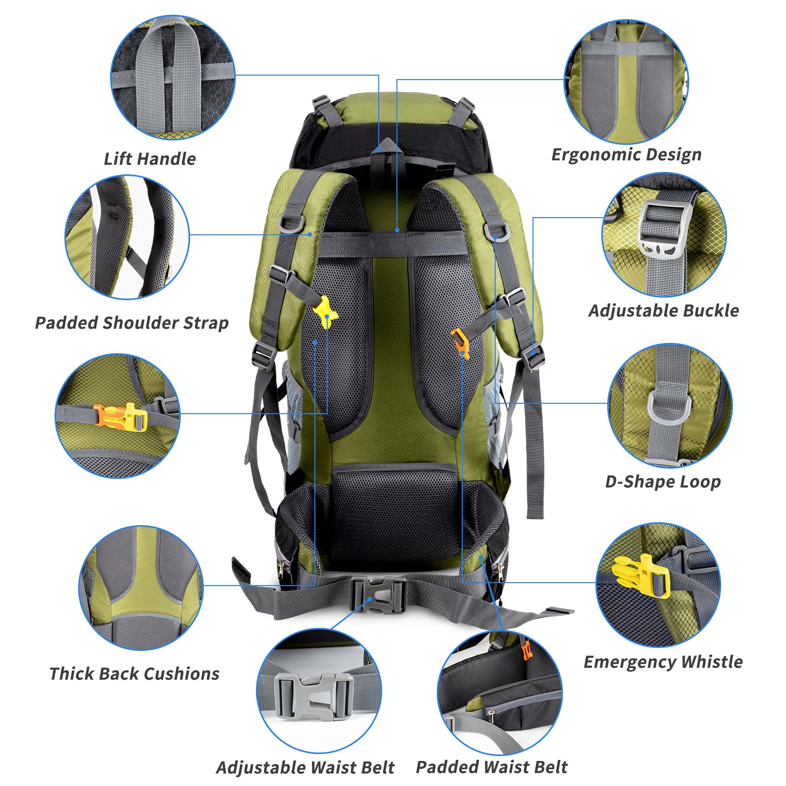 Night Cat lightweight 1kg design improves carry comfort without a frame.