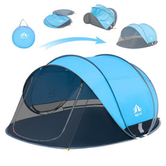Night Cat pop-up beach tent demonstrates easy setup for spontaneous family days at the shore