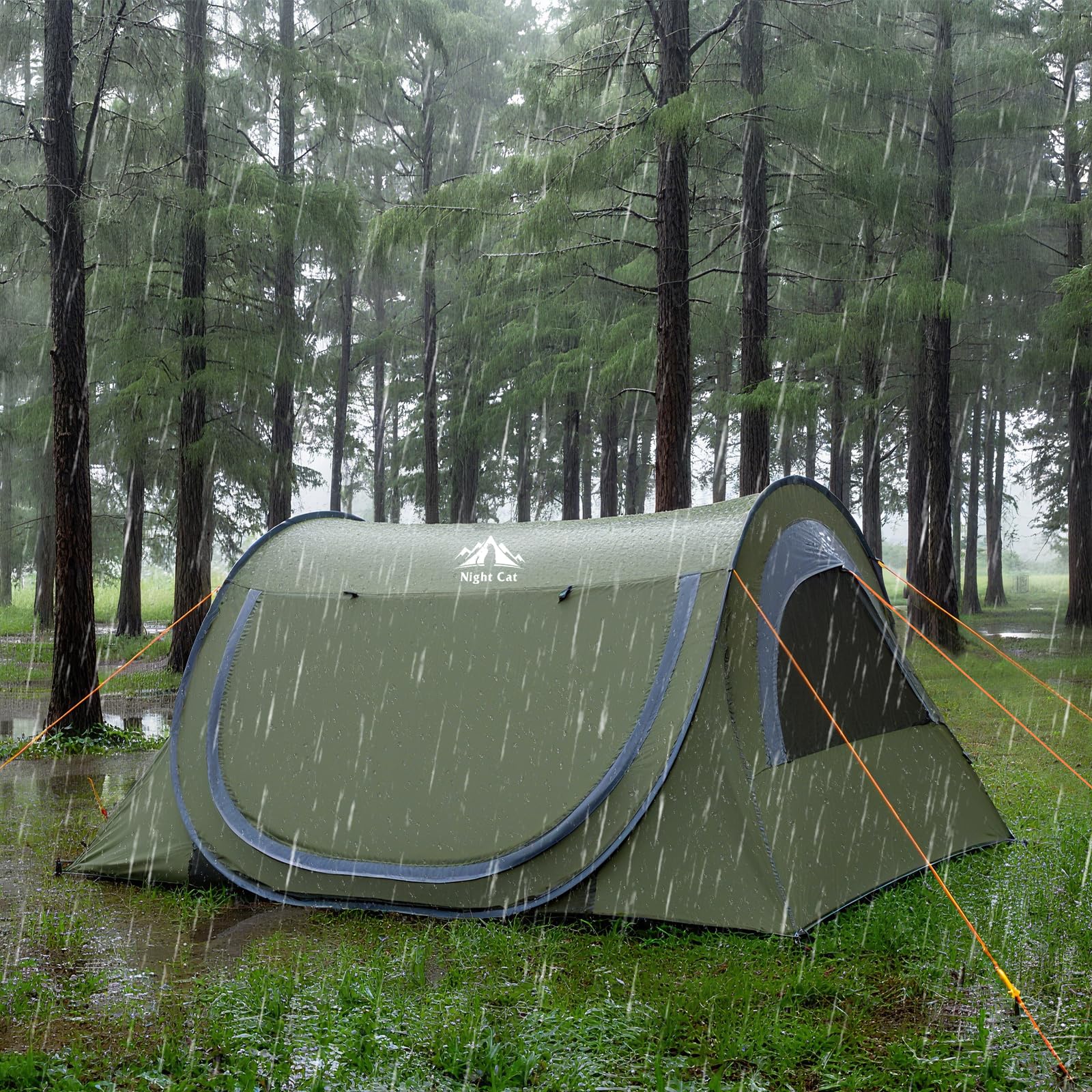 Night Cat rainproof seams keep interior dry