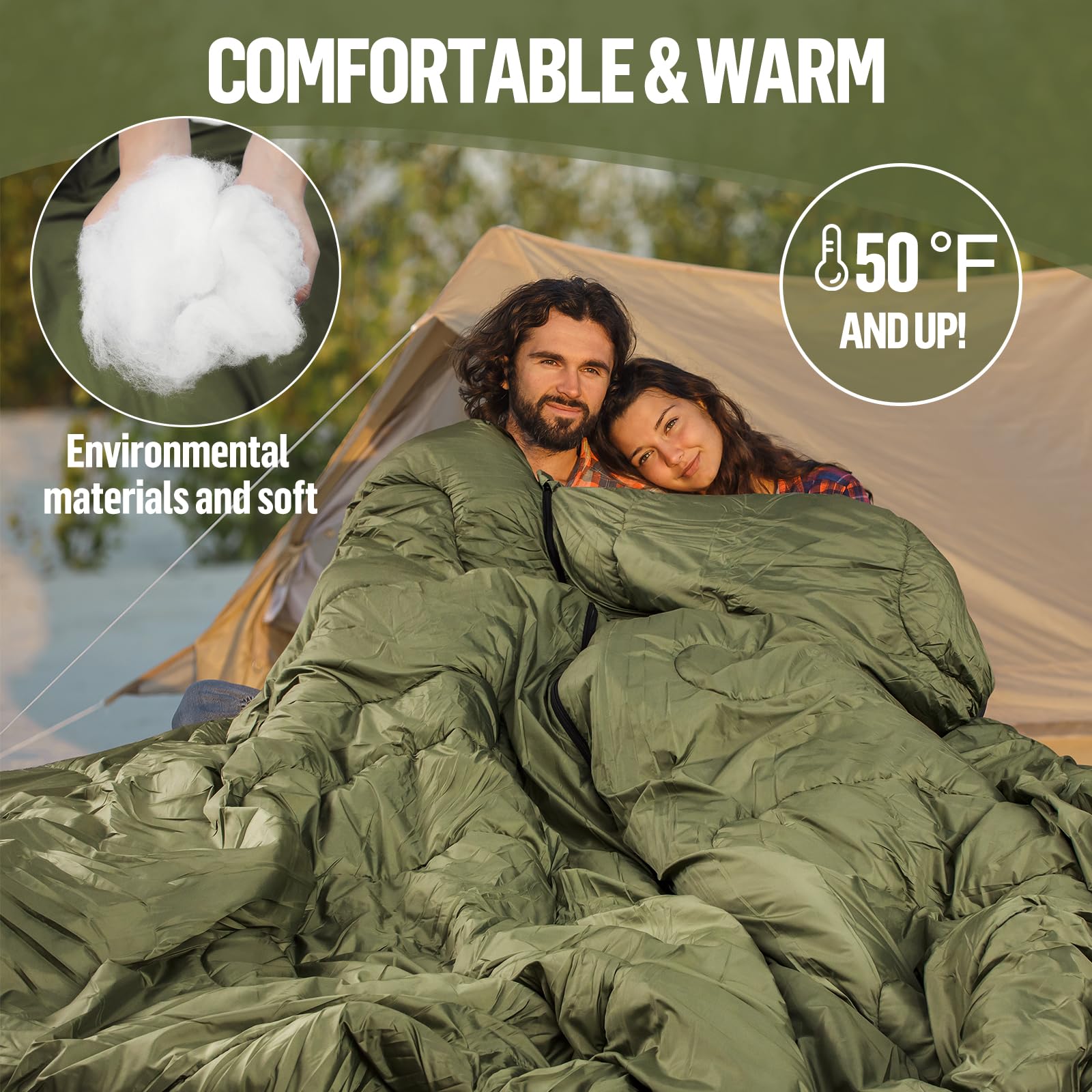 Night Cat compression sack enables compact storage and easy packing.