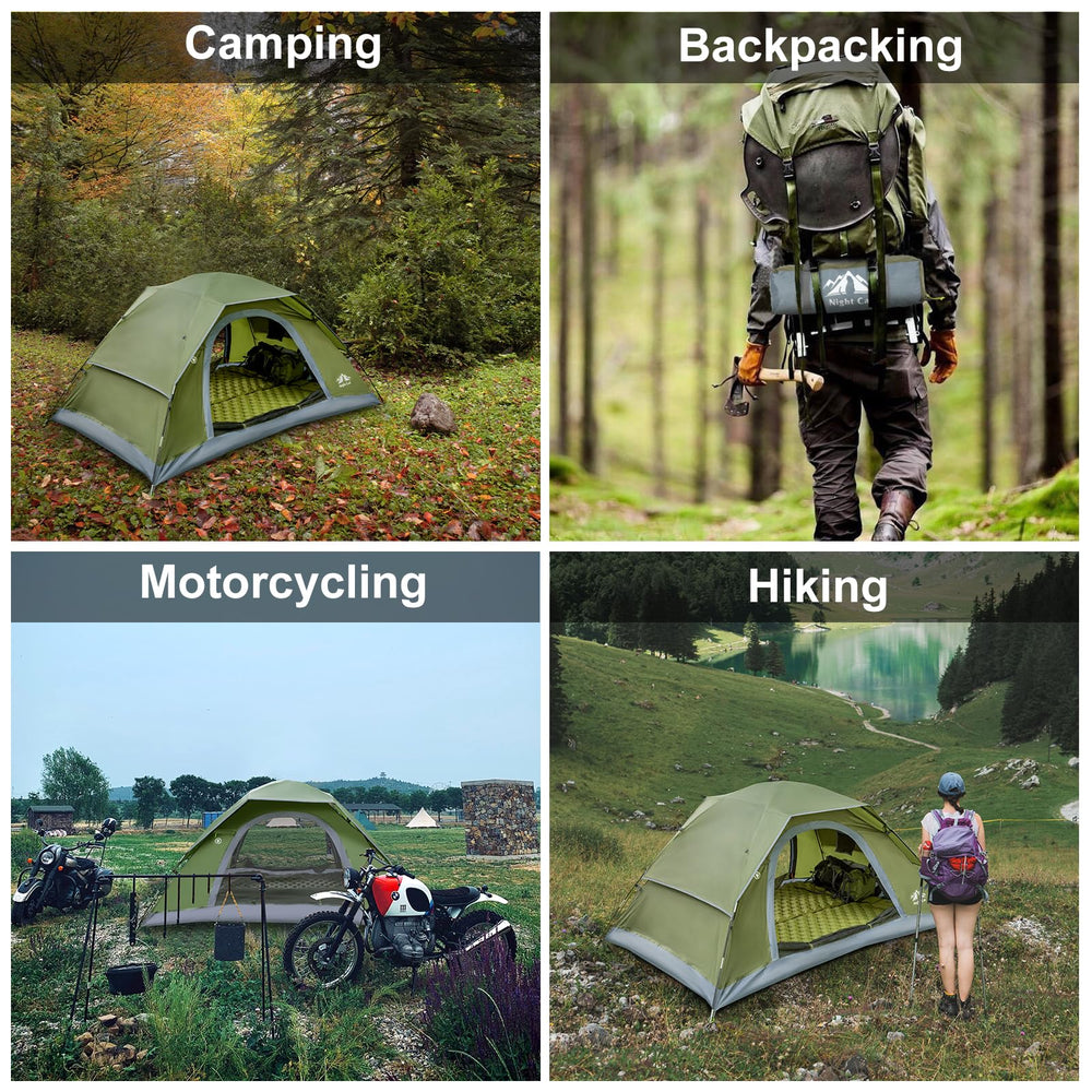 Night Cat tent thoughtful details include pockets and lantern hook for organization.