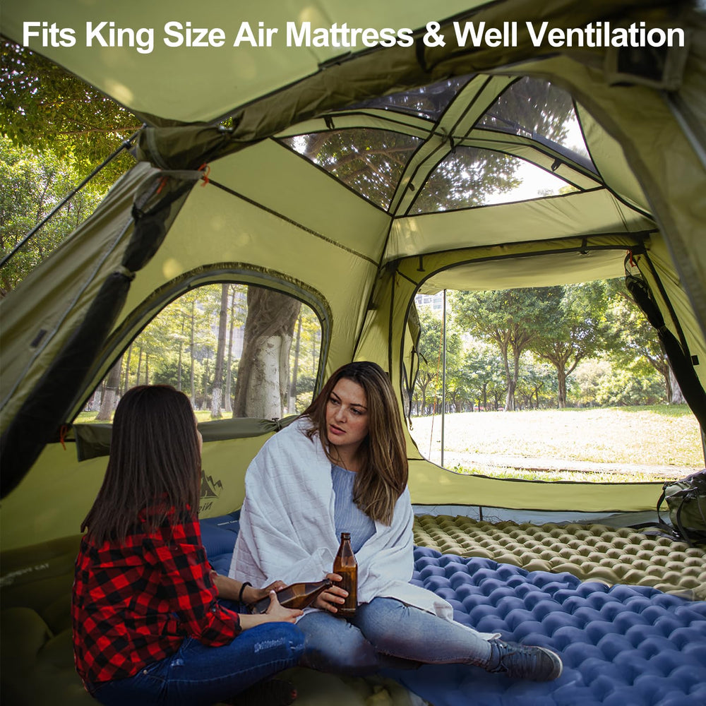 Night Cat porch setup illustrates added outdoor shade and entryway protection