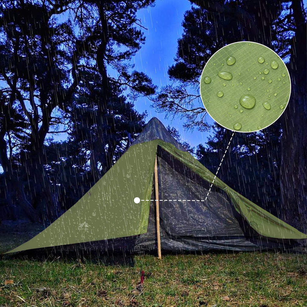 Night Cat Ultralight Tent 1P packable size demonstrates space-saving gear for hikers.