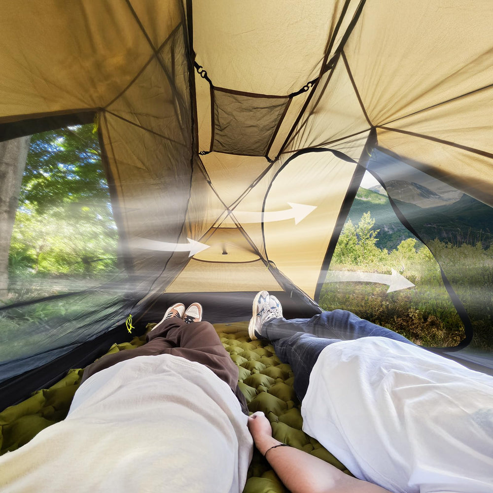 Night Cat ultralight tent waterproof fabric offers reliable protection in rain and wind.