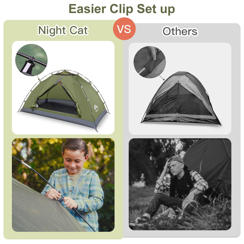 Night Cat upgraded tent interior space reveals roomy one-person comfort with gear vestibule