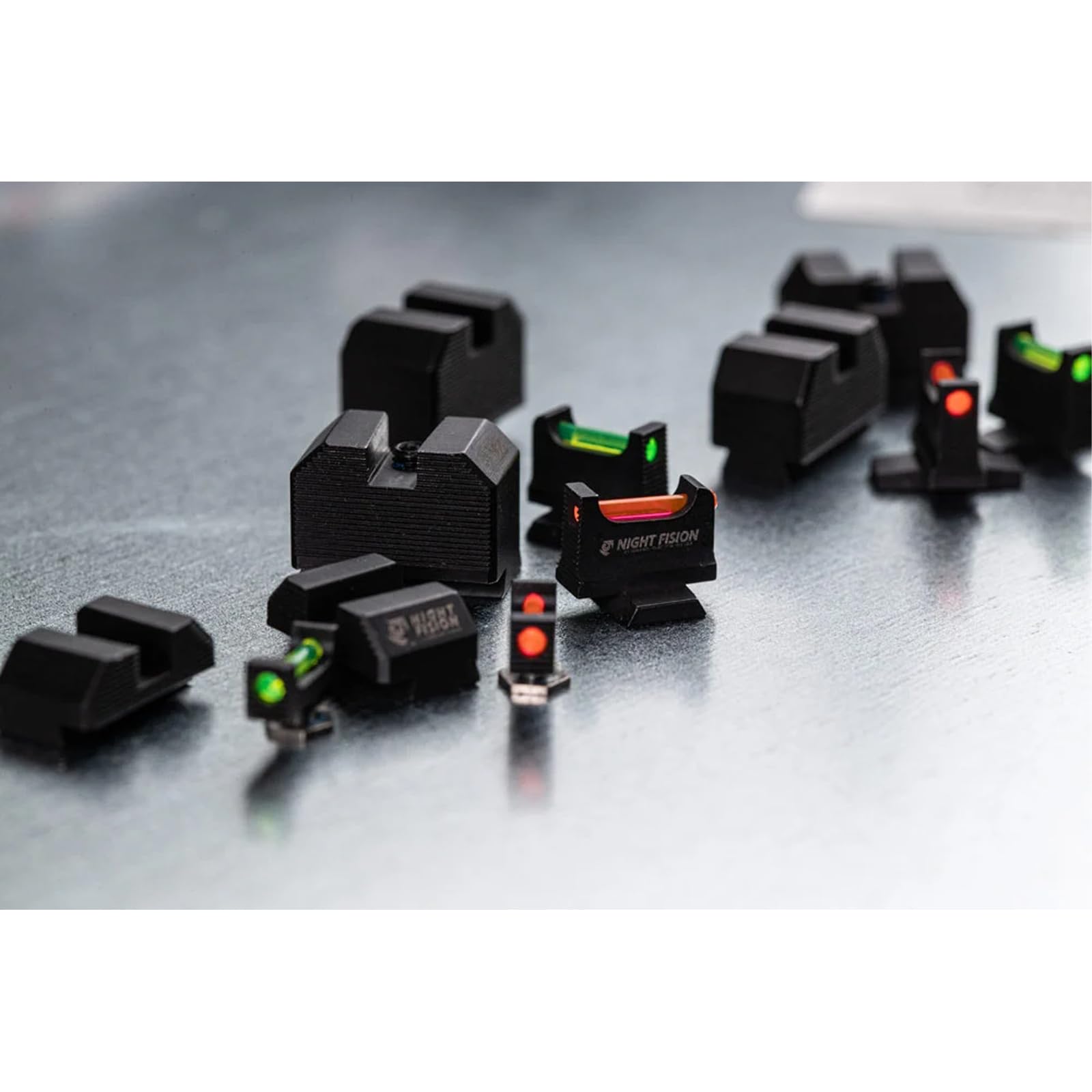 Night Fision durable steel construction with matte black nitride finish