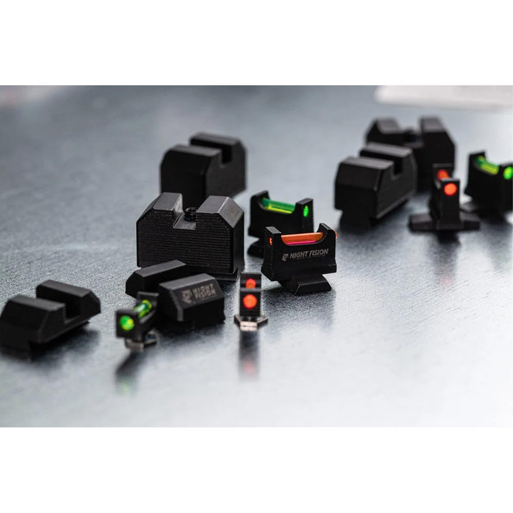Night Fision durable steel construction with matte black nitride finish