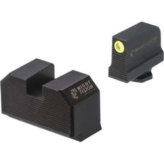 Night Fision Glock MOS ready-fit optic plate on a pistol slide for quick target acquisition