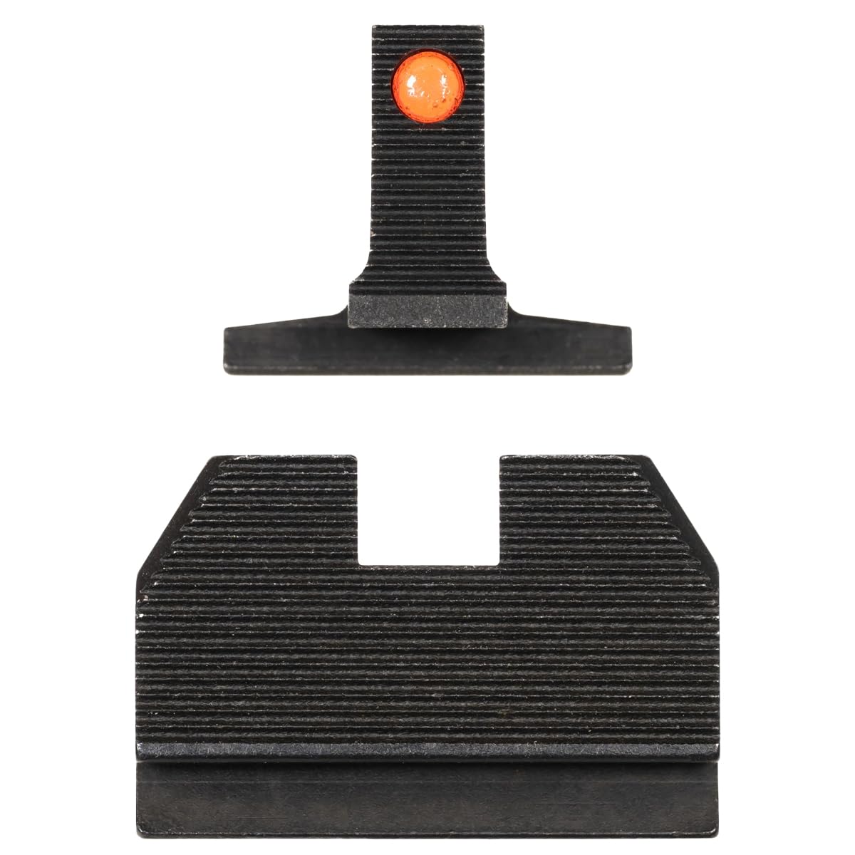 Night Fision rear blank sight for glare-free alignment
