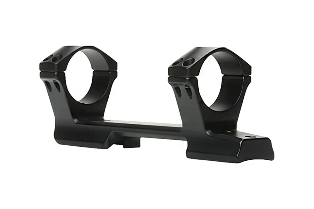 Nightforce 7075-T6 aluminum base with integral rings for strong, lightweight mounting.