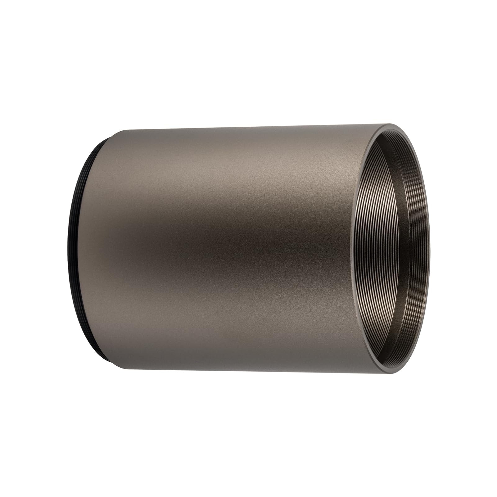 Nightforce SHV 56mm sunshade enhances focus and minimizes distraction during daylight shooting.