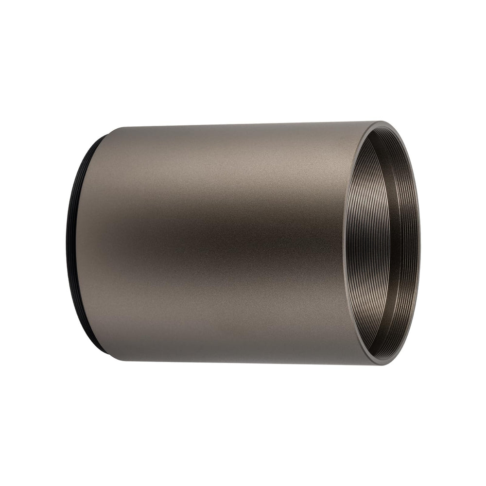 Nightforce SHV 56mm sunshade enhances focus and minimizes distraction during daylight shooting.