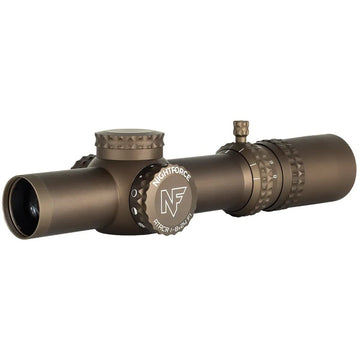 Nightforce ATACR 1-8x24mm turret capped adjustments prevent drift and protect settings