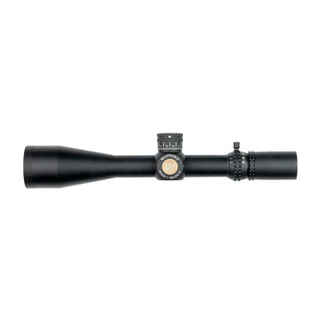 Nightforce ATACR 7-35x56mm F1 scope close-up highlighting FFP clarity for precise holds