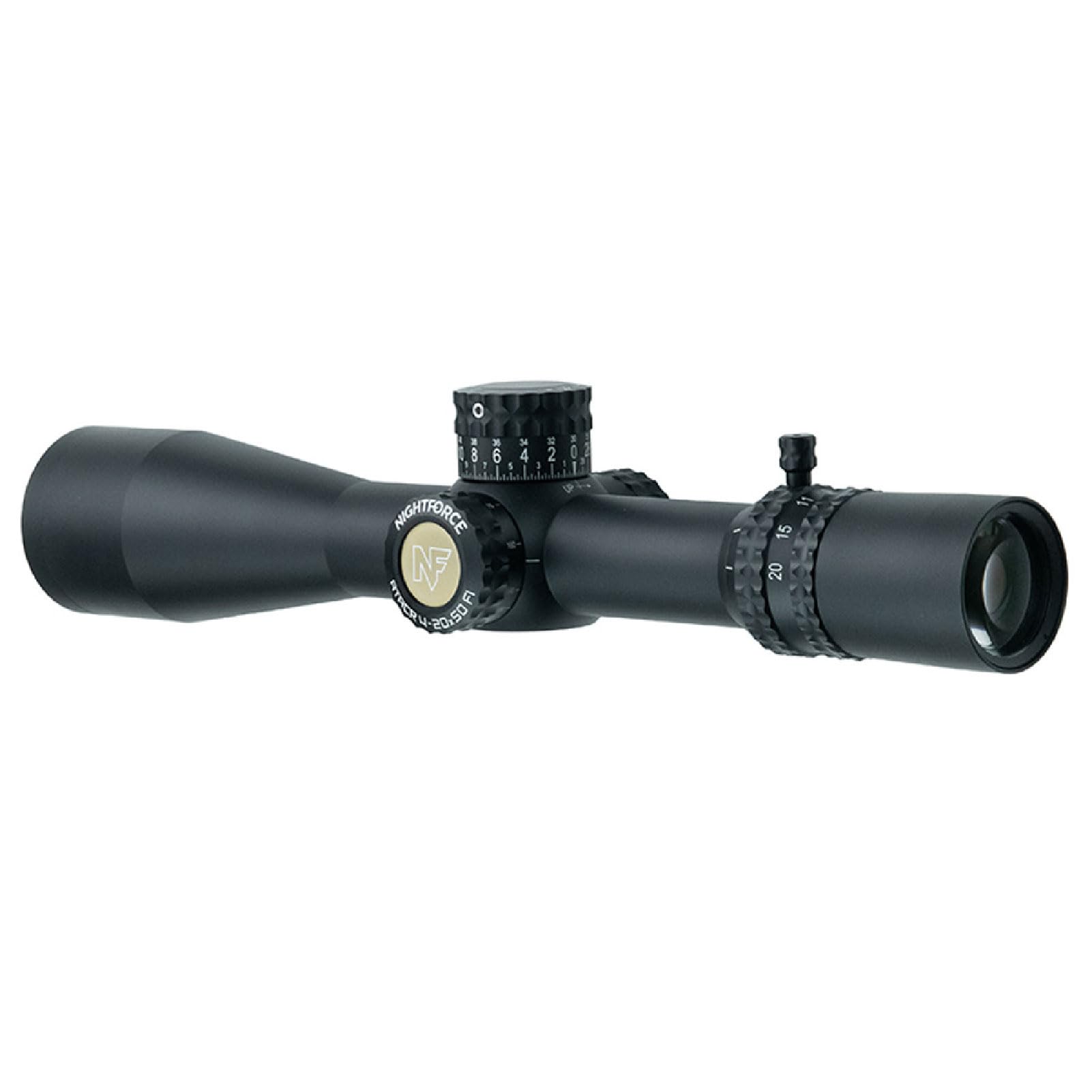Nightforce ATACR aluminum construction showcases lightweight durability for rugged field use.
