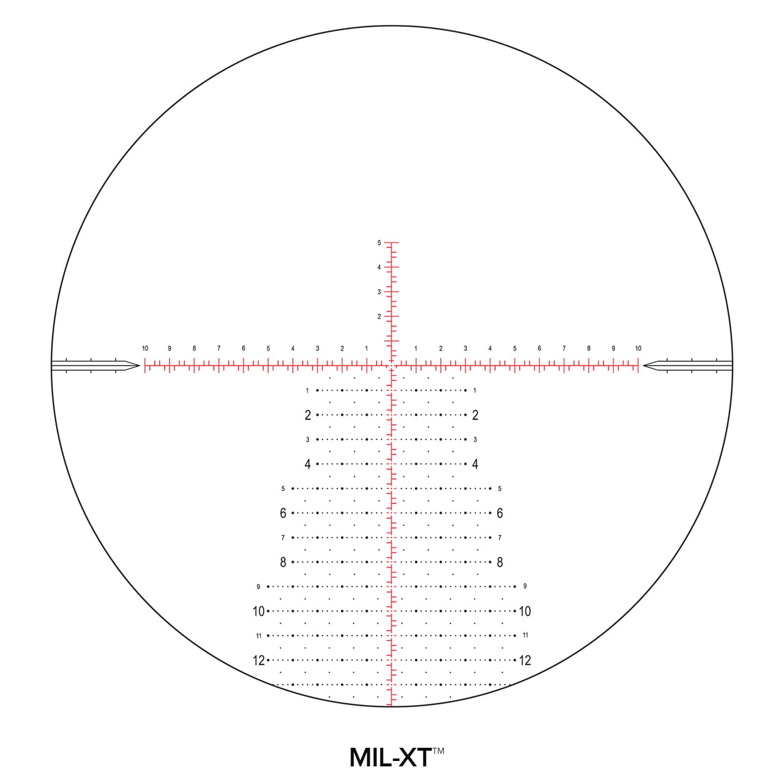 Nightforce ATACR eye relief view for comfortable long-range sessions