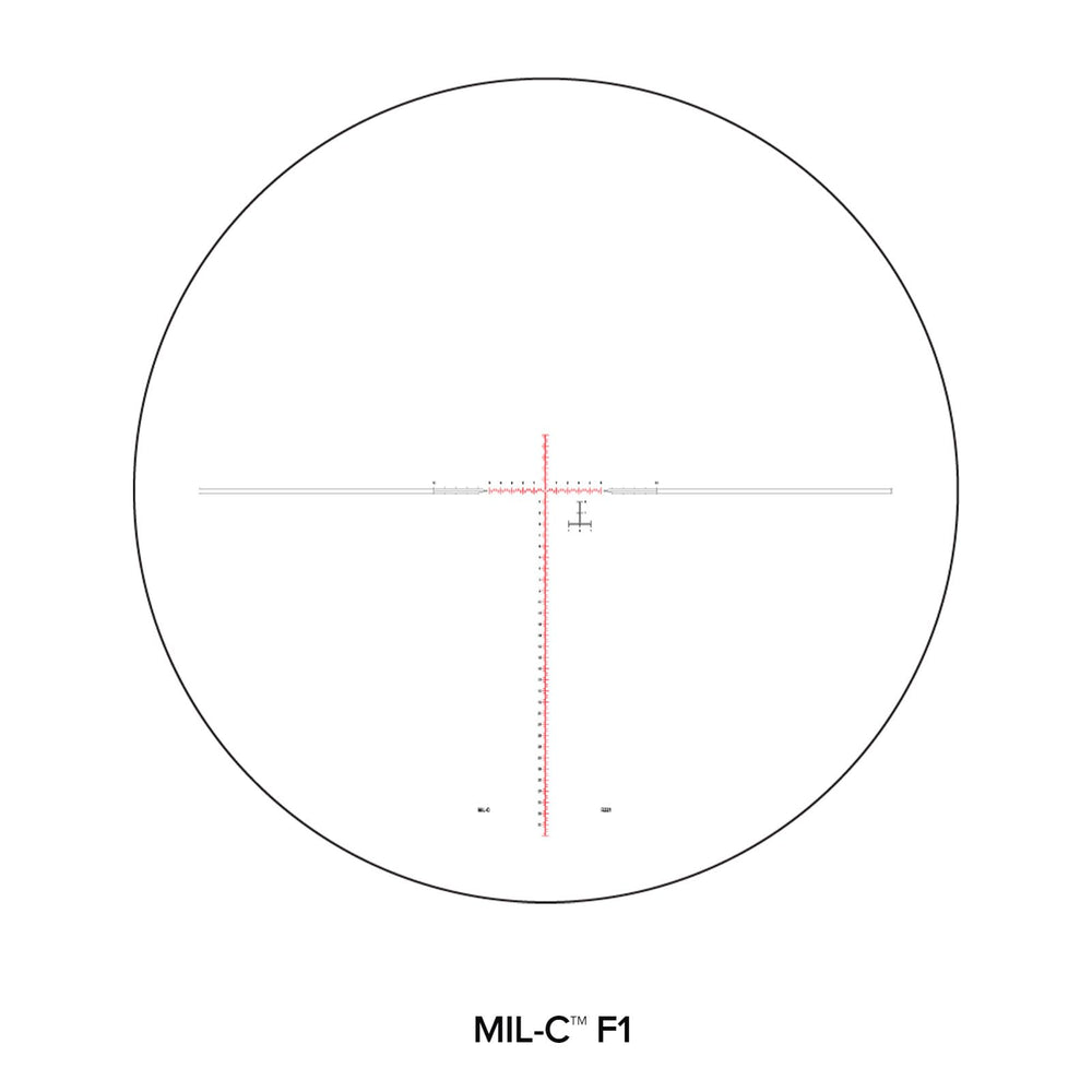 Nightforce ATACR MIL-C reticle compatibility supports precise aiming for versatile field use.