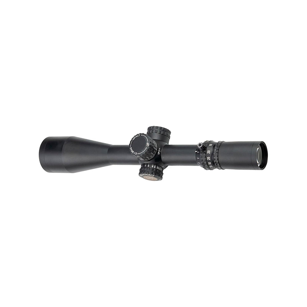 Nightforce ATACR wide field of view aids target search across magnification range.