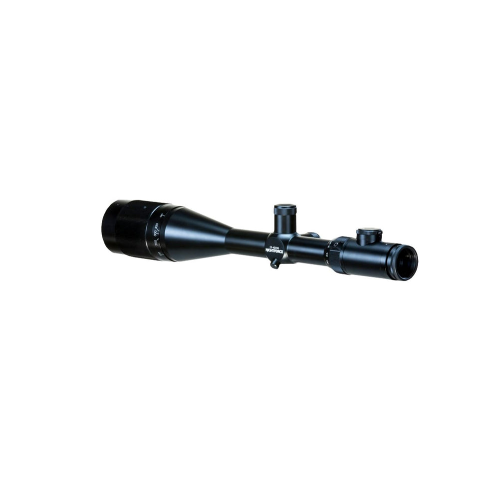Nightforce NP-R2 reticle shown supports long-range holdovers for flexible field use.