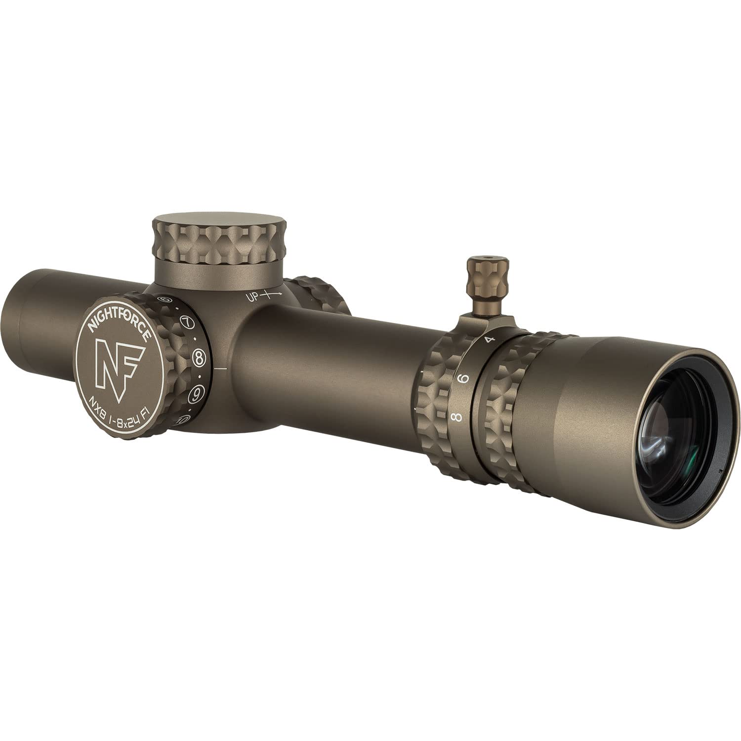 Nightforce NX8 eye-relief 3.7 inches delivers a comfortable eye box for fast target engagement.