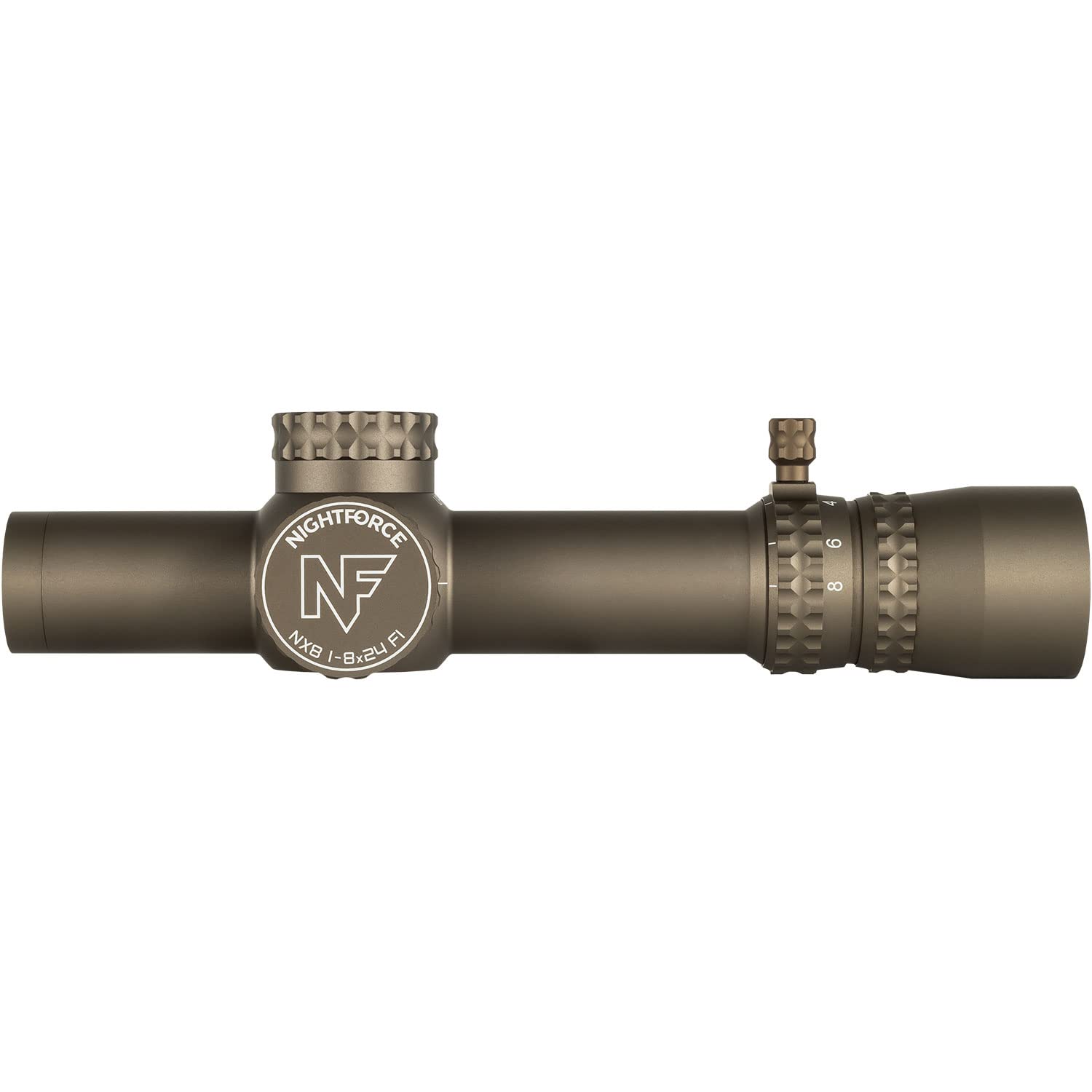 Nightforce NX8 waterproof and fogproof construction for all-weather hunting conditions.