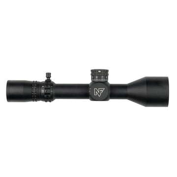 Nightforce NX8 close-up shows 2.5-20x50mm scope for precise hunting shots