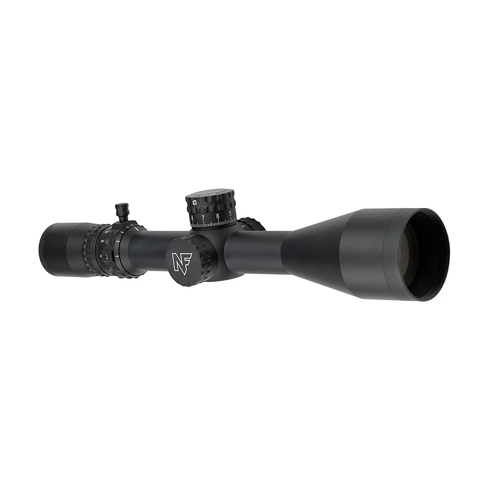 Nightforce NX8 angled view shows versatile zoom for distant and near targets.