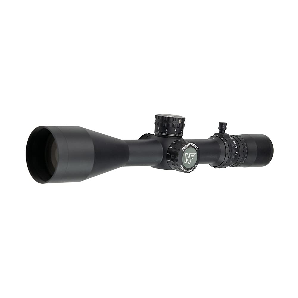 Nightforce NX8 illuminated reticle close-up for precise low-light aiming.