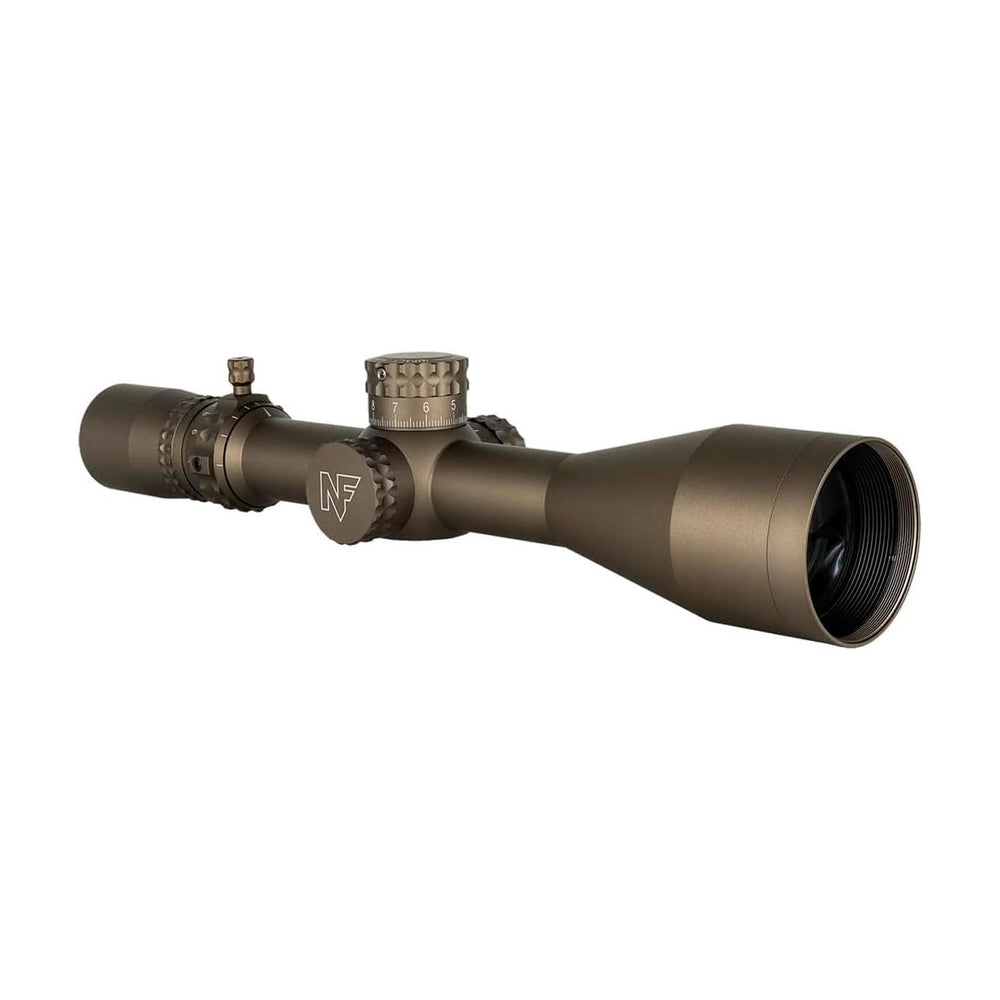 Nightforce NX8 4-32x50mm F1 illuminated scope Tremor3 reticle for fast wind calls.