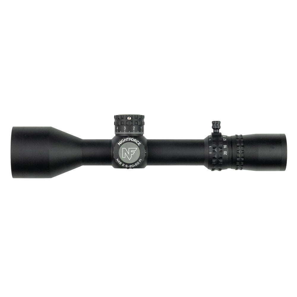 Nightforce NX8 8x magnification ring enables versatile near to long-range use