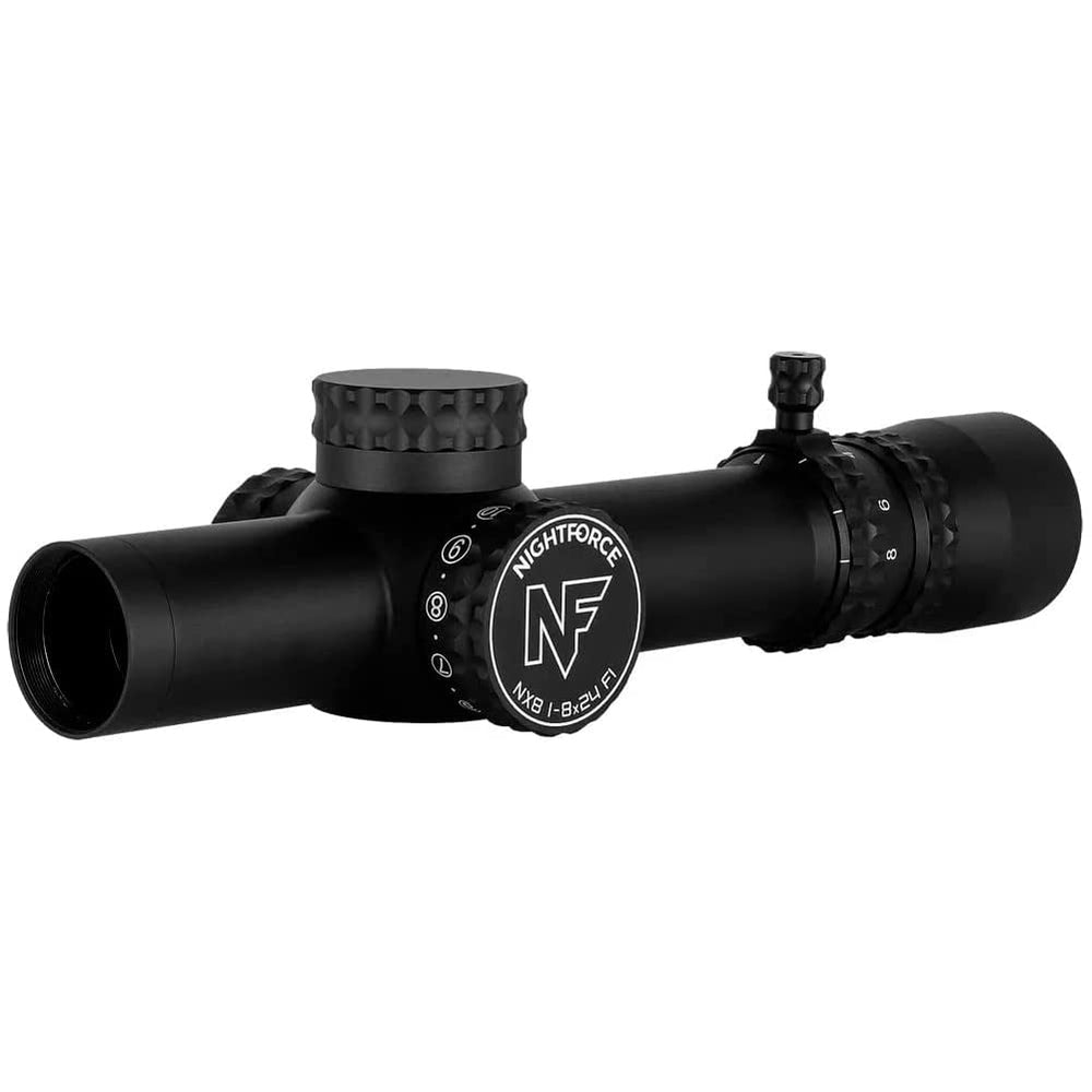 Nightforce NX8 FC-DMX reticle close-up for precise subtensions
