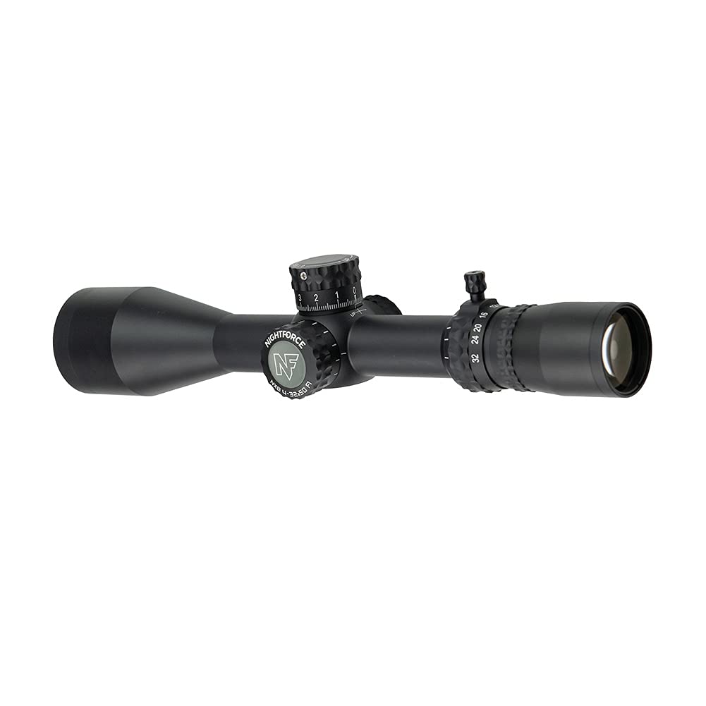Nightforce NX8 illuminated Digillum reticle aids visibility in dim conditions