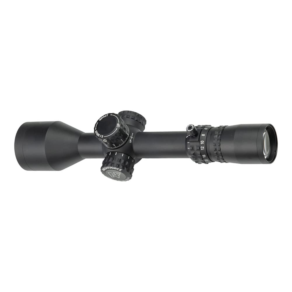 Nightforce NX8 MIL-XT reticle close-up aiding fast targeting under stress.