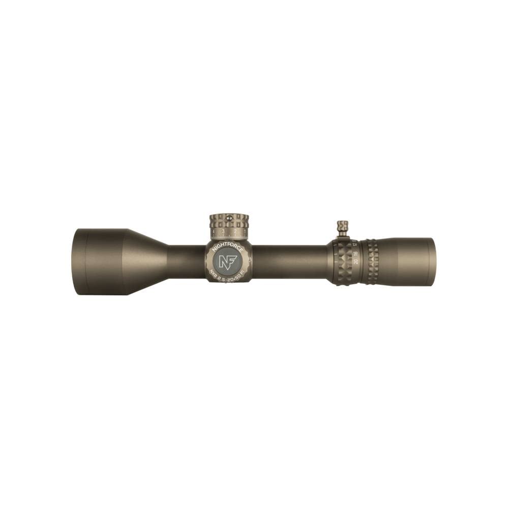 Nightforce NX8 PTL lever assists fast magnification changes for quick target acquisition.
