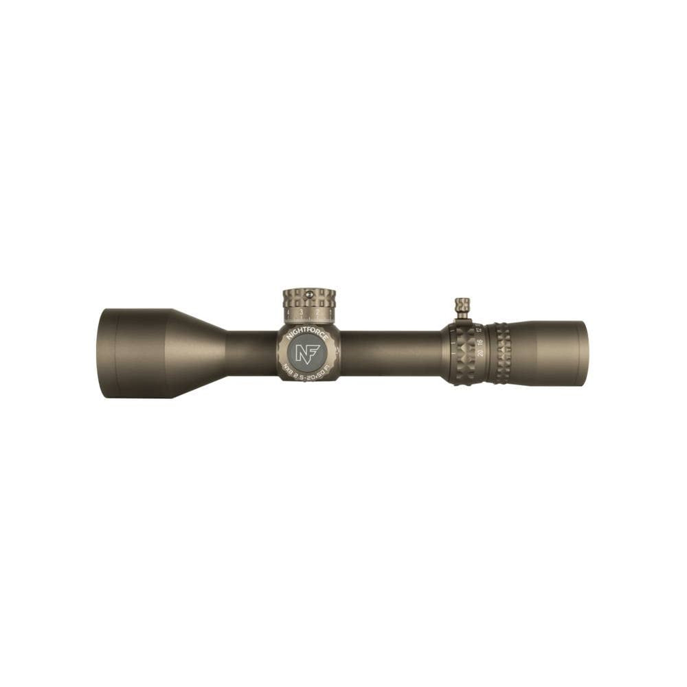 Nightforce NX8 PTL lever assists fast magnification changes for quick target acquisition.
