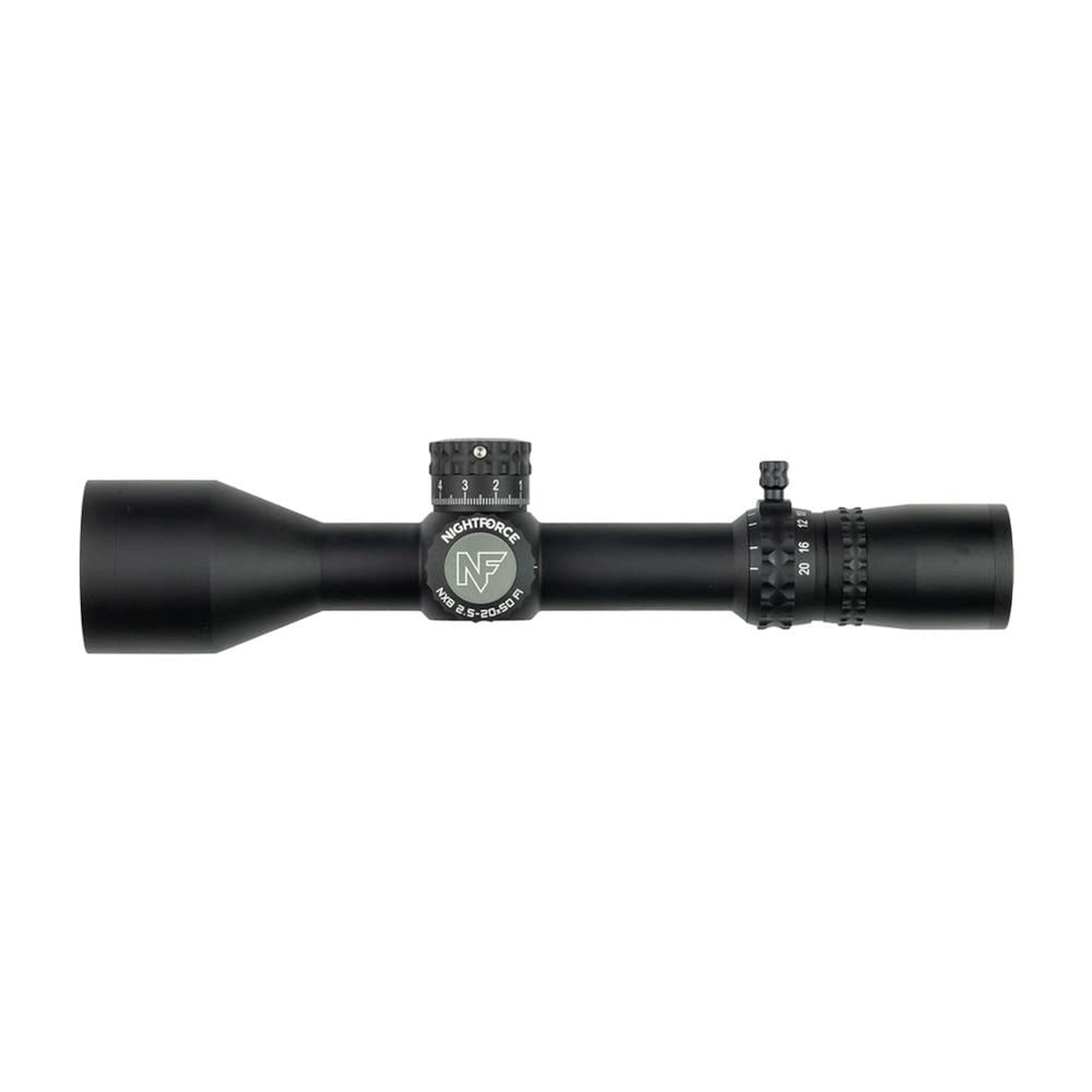 Nightforce NX8 compact rugged build in matte black for all-terrain hunting durability.