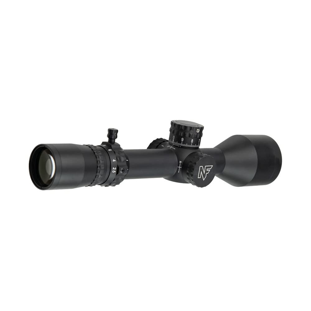 Nightforce NX8 zero-stop elevation close-up enabling rapid return to zero.
