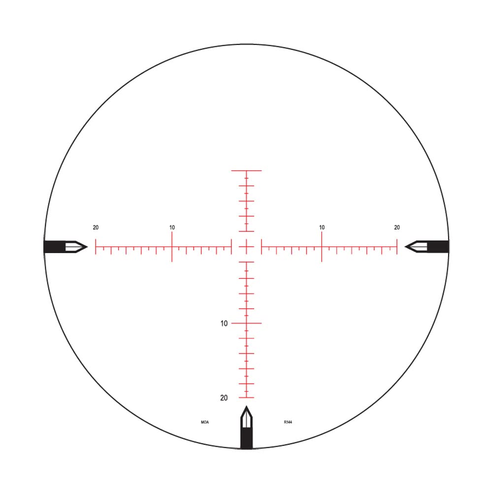Nightforce NXS 8-32x56mm F2 adjustable eyepiece for precise focusing.
