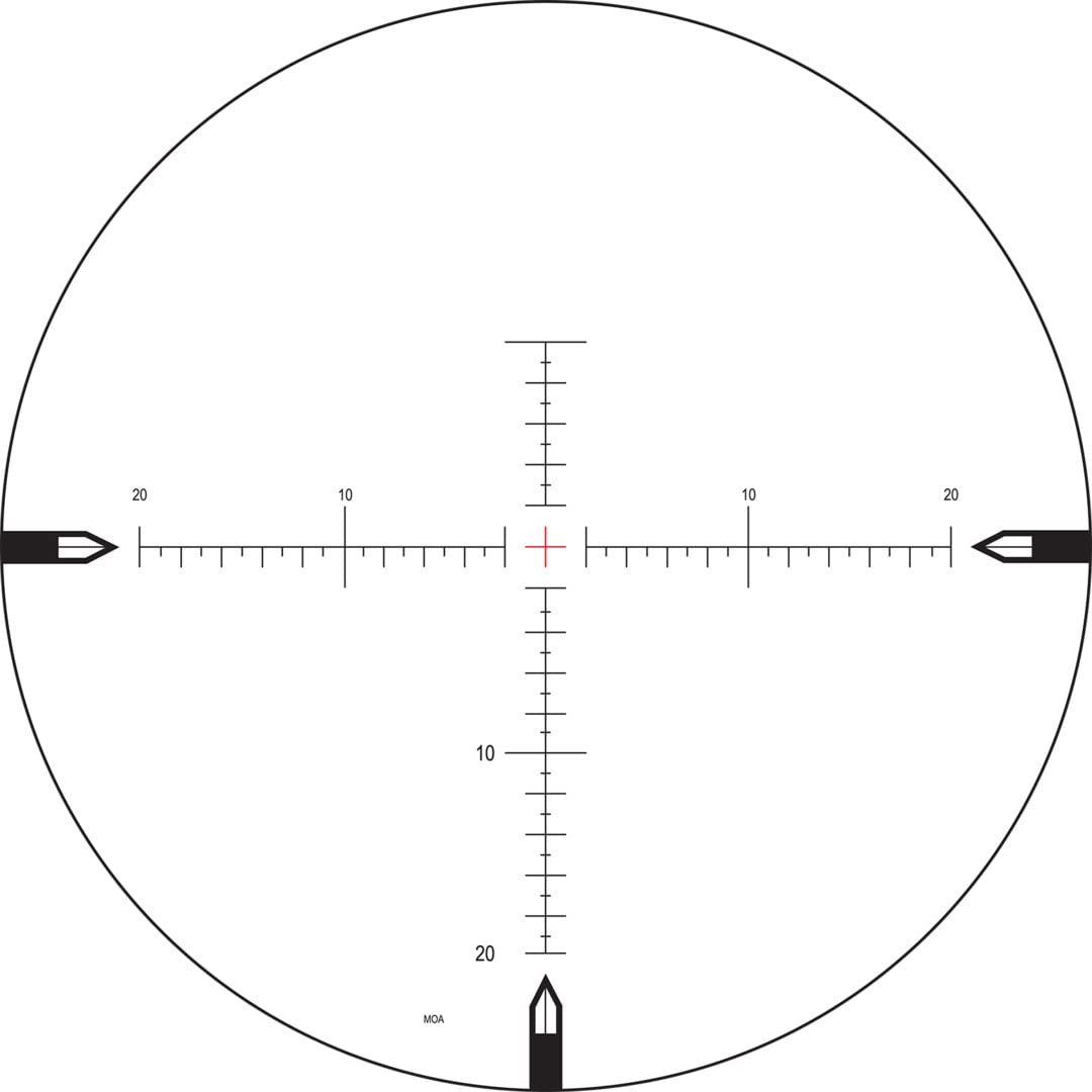 Nightforce NXS eye relief supports comfortable shooting.