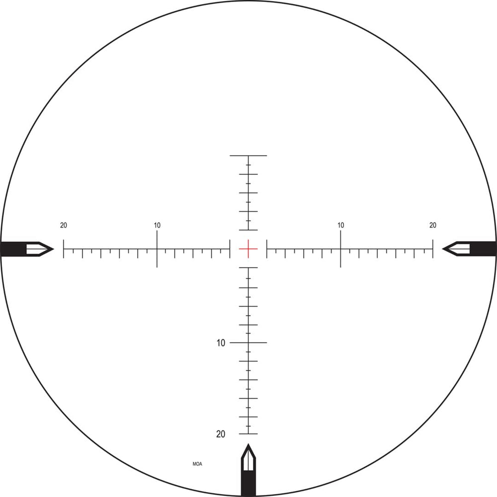 Nightforce NXS eye relief supports comfortable shooting.