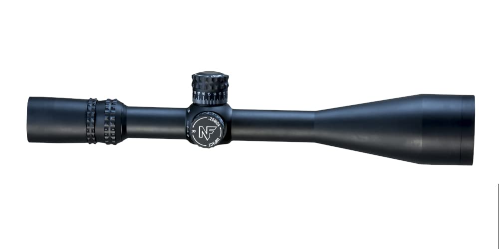 Nightforce NXS MOAR-T reticle detail enables precise holdovers.
