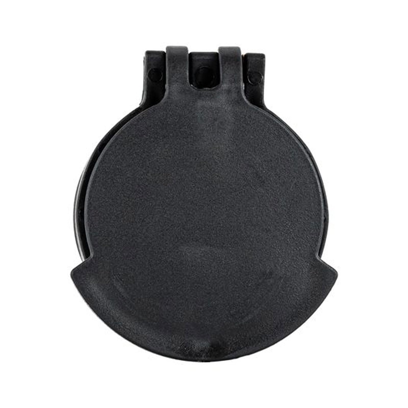 Nightforce objective-lens-cap rotation-positioning keeps cap accessible for quick scope use.