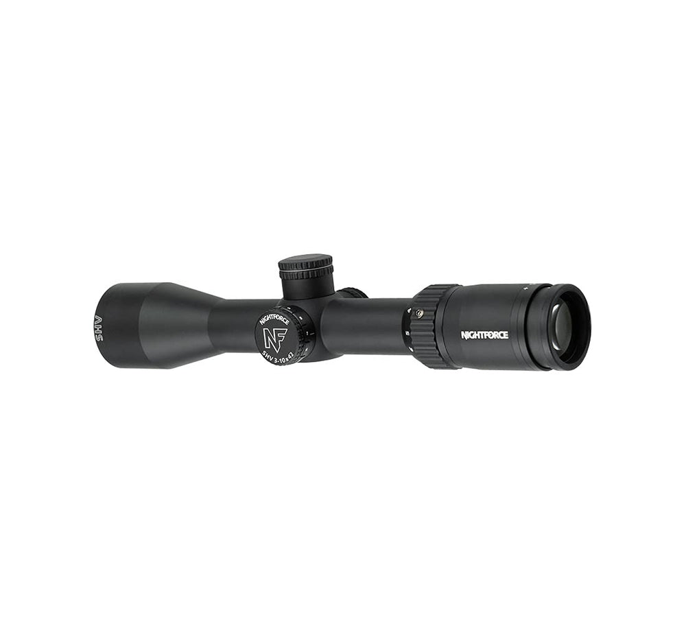 Nightforce SHV 3-10x42mm 30mm tube emphasizes durability and reliable alignment.