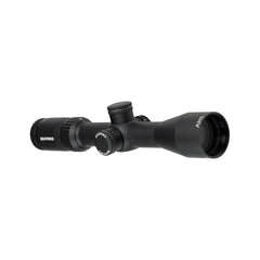 Nightforce SHV scope body close-up showcases premium construction for rugged field use.