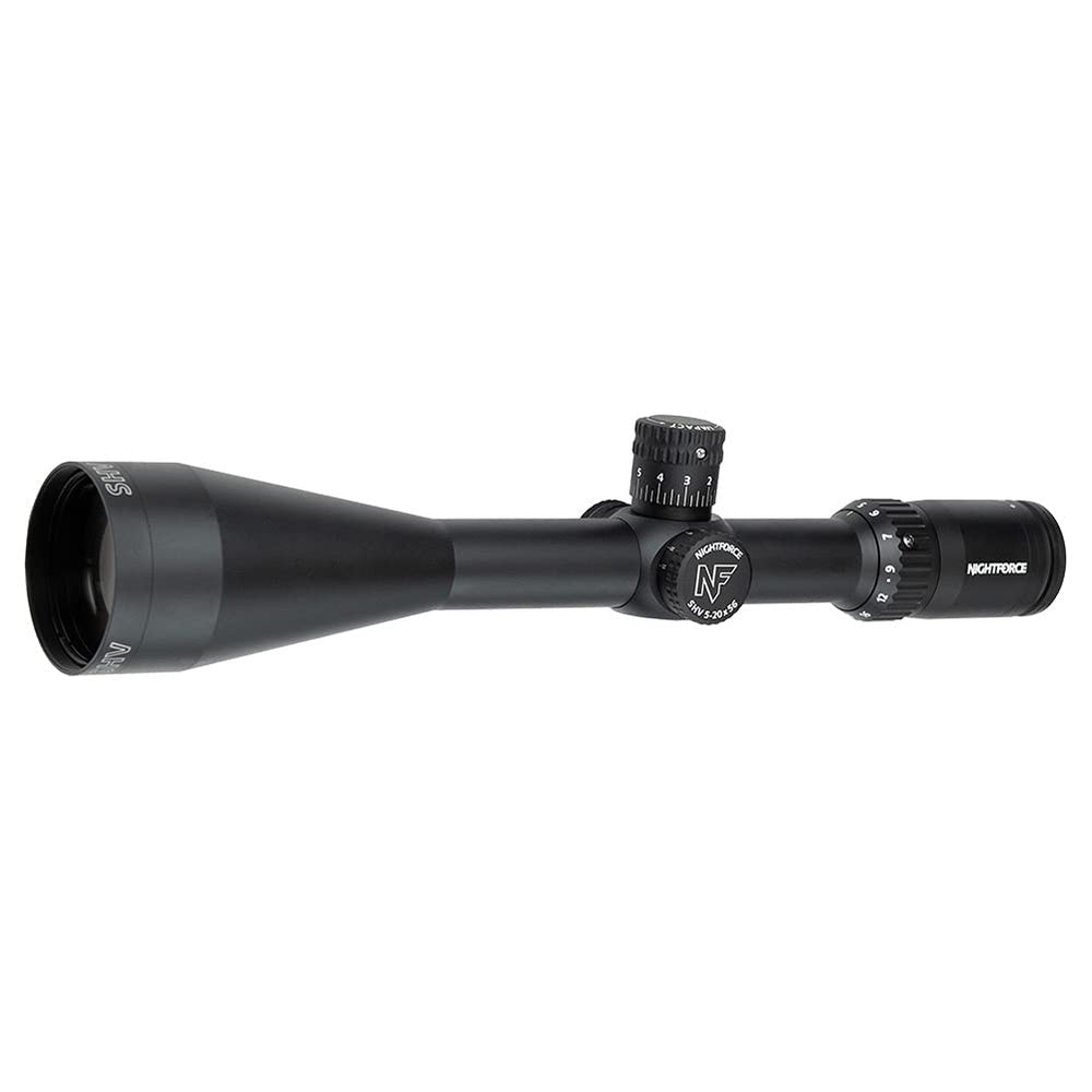 Nightforce SHV elevation turret and parallax dial for precise adjustment