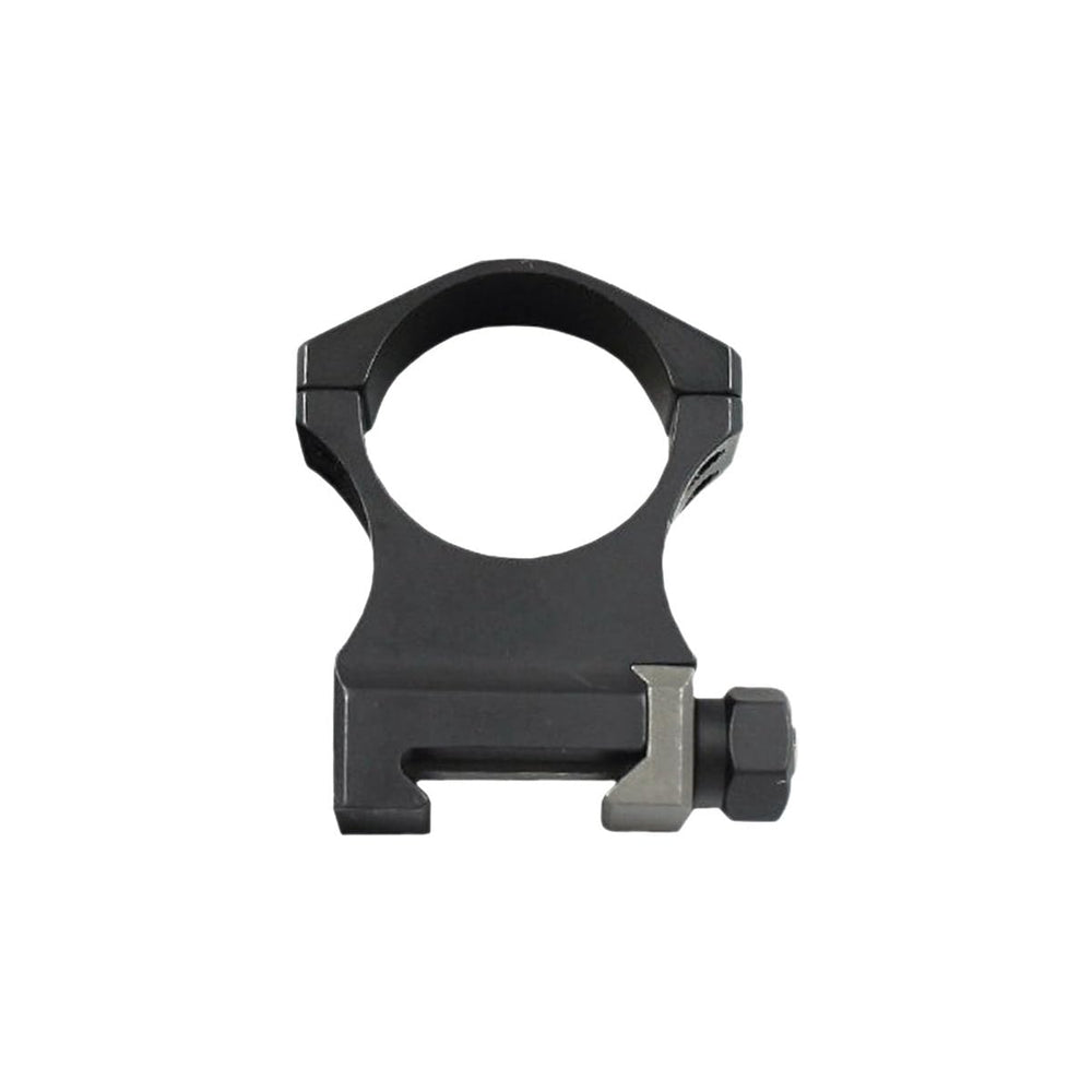 Nightforce Ultralite 34mm 4-screw ring being mounted demonstrates easy installation and secure fit.