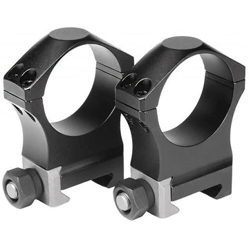 Nightforce X-Treme Duty Ultralite ring set closeup showing lightweight strength and rugged build